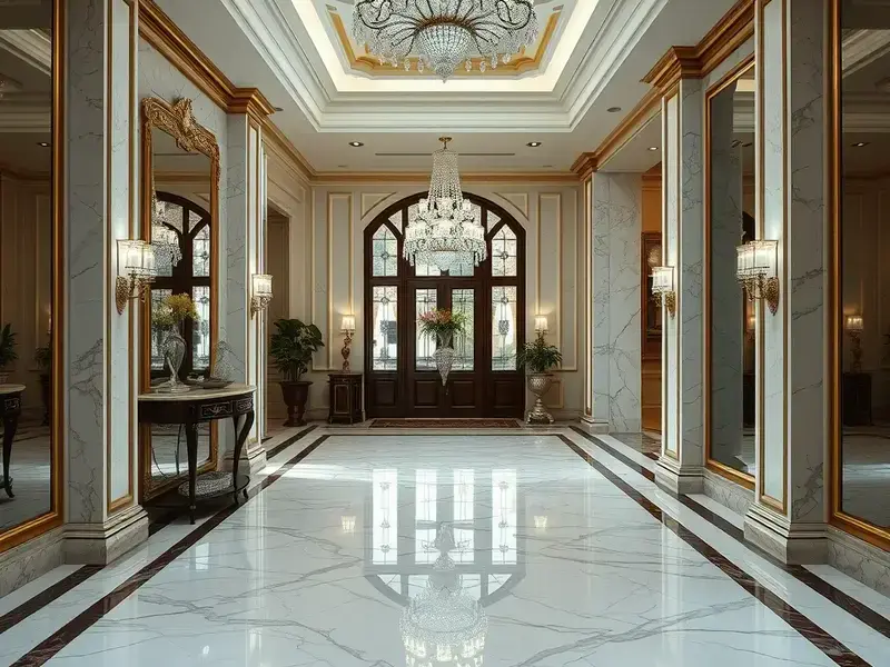 Marble floor restoration
